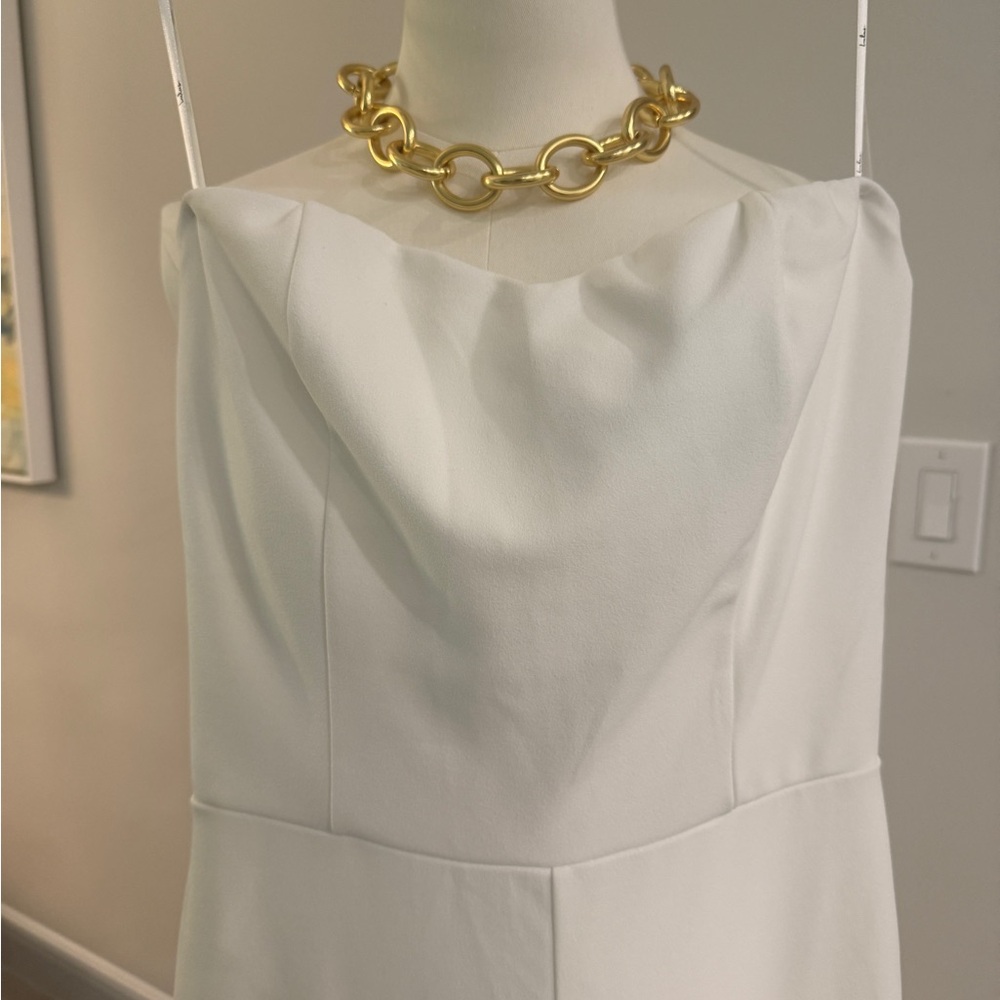 Lulus Elegant White Strapless Jumpsuit - Picture 2 of 2